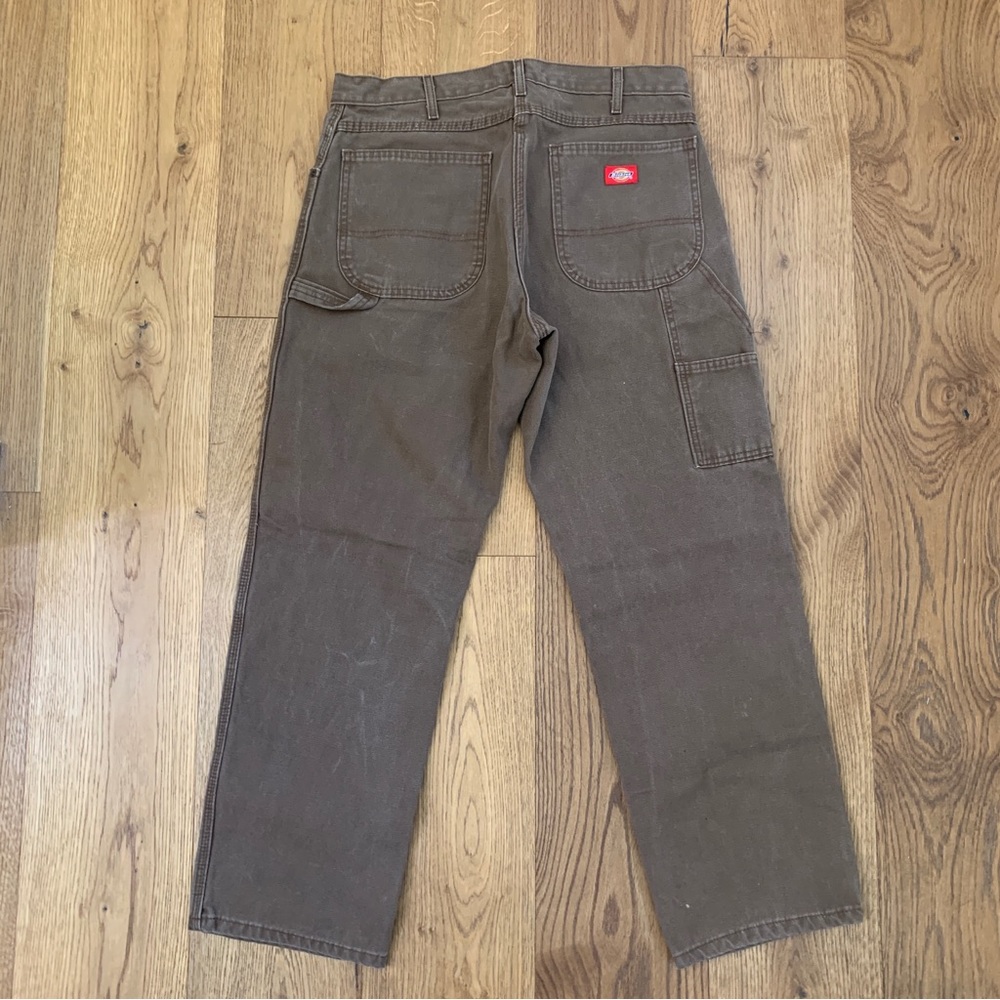 Dickies - Men's Relaxed Fit Straight Leg Duck Carpenter Jean (33x30)